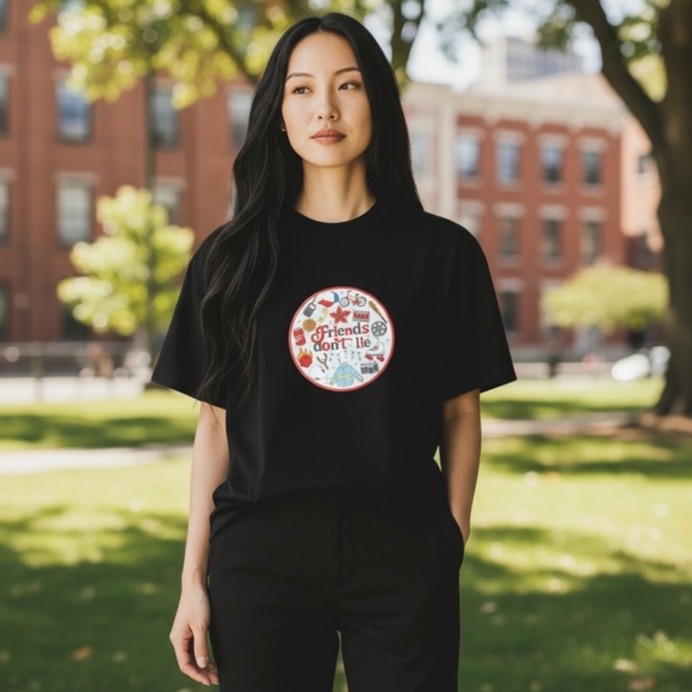 Friends Don’t Lie Tee | Stranger Things Inspired Graphic Shirt | Retro 80s Vibe